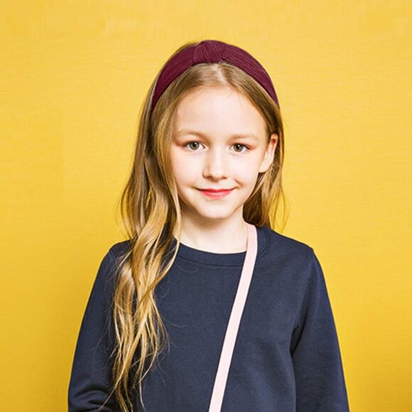 Women’s Knotted Headbands Set Elastic Fabric Wide Boho Accessories - Picture 4 of 7